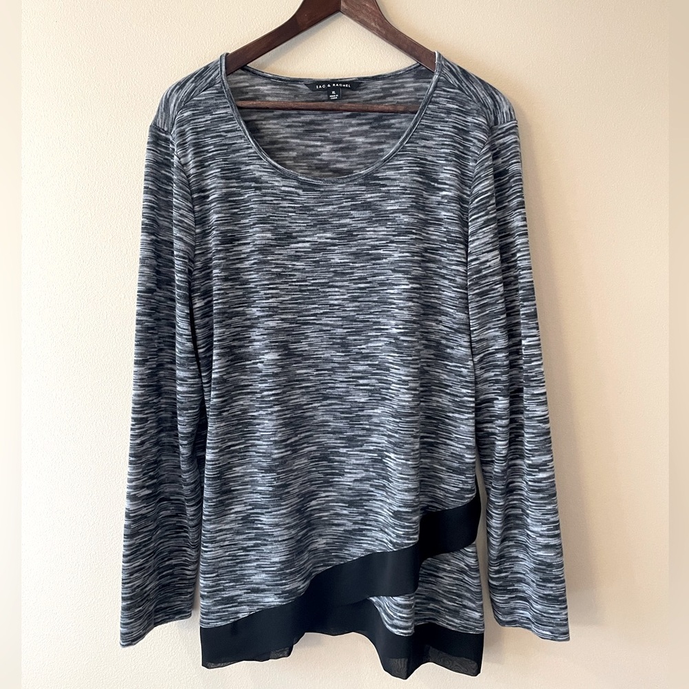 Zac & Rachel Gray Lightweight Sweater Size XL in Excellent Condition